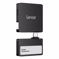 Lexar Professional Go Portable SSD with Hub 1 To USB Type-C 3.2 Gen 2 (3.1 Gen 2) Noir - Vue supplémentaire 2