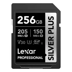 Lexar Professional SDXC SilverP UHS-I 256 Go