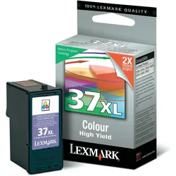 Lexmark No.37XL Color Return Program Print Cartridge cartouche d'encre Original Rendement élevé (XL) Noir