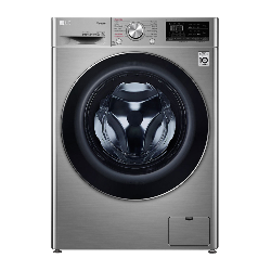 LG F4V5VGP2T machine à laver Charge avant 9 kg 1400 tr/min Métallique
