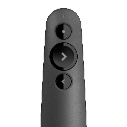 Logitech R500 Laser Presentation Remote télécommande Bluetooth/RF Graphite