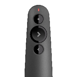 Logitech R500 Laser Presentation Remote télécommande Bluetooth/RF Graphite