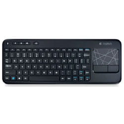 Logitech Touch Keyboard K400 clavier RF sans fil AZERTY Français Noir