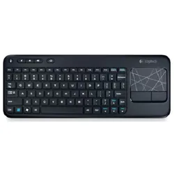 Logitech Touch Keyboard K400 clavier RF sans fil AZERTY Français Noir