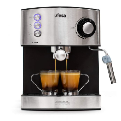 Machine à Café Expresso UFESA CE7240 20 Bars 850W - Inox