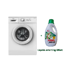 Machine à laver Automatique MIDEA 5 Kg (MFE50-S802W) - Blanc