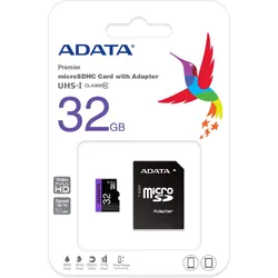 MicroSDHC/SDHC UHS-I 32GB CLASS 10 + ADAPTATEUR