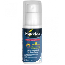 MOUSTIDOSE SPRAY RÉPULSIF ADULTES ZONES INFESTÉES 50ML