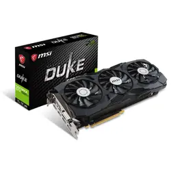 MSI DUKE GEFORCE GTX 1080 TI 11G OC carte graphique NVIDIA 11 Go GDDR5X