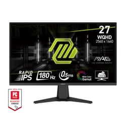 MSI MAG 275QF écran plat de PC 68,6 cm (27") 2560 x 1440 pixels Wide Quad HD Noir