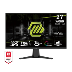 MSI MAG 275QF écran plat de PC 68,6 cm (27") 2560 x 1440 pixels Wide Quad HD Noir