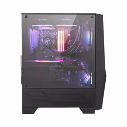 MSI MAGFORGE100R unité centrale Midi Tower Noir, Transparent - Vue supplémentaire 2