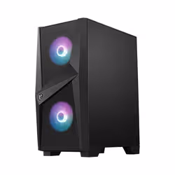 MSI MAGFORGE100R unité centrale Midi Tower Noir, Transparent - Vue supplémentaire 3