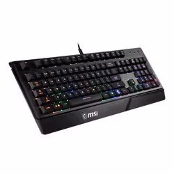 MSI VIGOR-GK20 clavier USB QWERTY Anglais Noir - Vue supplémentaire 4