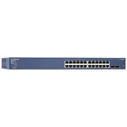 NETGEAR ProSafe GS724TP Smart PoE Switch Géré Connexion Ethernet, supportant l'alimentation via ce port (PoE) Bleu