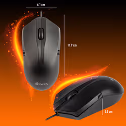 NGS EASY BETTA souris Ambidextre USB Type-A Optique 1000 DPI - Vue supplémentaire 8