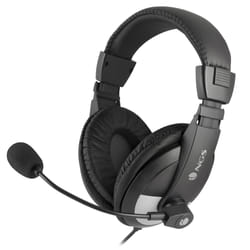NGS MSX9 PRO Casque Avec fil Arceau Appels/Musique Noir