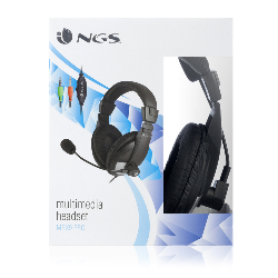 NGS MSX9 PRO Casque Avec fil Arceau Appels/Musique Noir