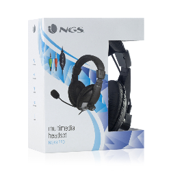 NGS MSX9 PRO Casque Avec fil Arceau Appels/Musique Noir