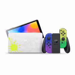 Nintendo Switch OLED Splatoon 3 Edition console de jeux portables 17,8 cm (7") 64 Go Écran tactile Wifi Multicolore - Vue supplémentaire 2