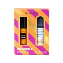 Novexpert Coffret DUO Booster ECLAT SERUM Booster a LA Vitamine C 30ml+ Mousse FLASH ECLAT 40ML...