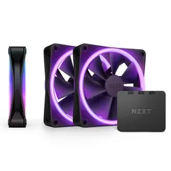 NZXT F120 RGB DUO Triple Pack Boitier PC Ventilateur 12 cm Noir 3 pièce(s)