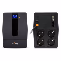 Onduleur Line-interactive nJoy Horus Plus 1000 - 600 W / 1000 VA - 4 prises FR (PWUP-LI100H1-AZ) - Vue supplémentaire 3