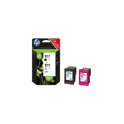 Pack de 2 cartouche jet d'encre HP original CR340HE pour HP 122 - Noir / 3 couleurs