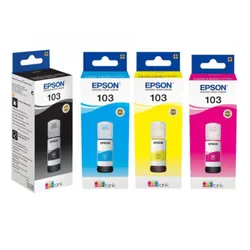 Pack de 4 bouteilles dâencre EPSON ECOTANK 103 ORIGINAL