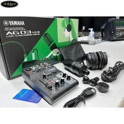 Pack Streaming Yamaha AG03MK2 LSPK