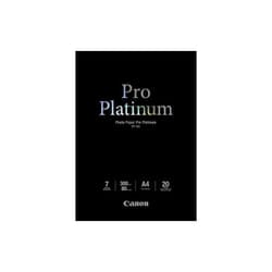 Papier Photos Canon PT-101 - Pro Platinum - 20 feuilles A4 de 300 g/m² (2768B016AC)