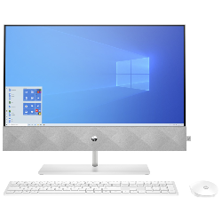 Pc de bureau HP Pavilion Tout-en-un 24-k0003nk Tactile - i7 10è Gén - 8 Go - Blanc (1h5u0ea)