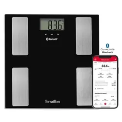 Pèse Personne Impédancemètre Connecté TERRAILLON 13820 160 Kg - Bluetooth
