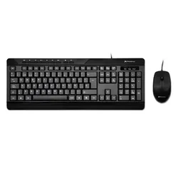 Phoenix Technologies Combokey Media+ clavier Souris incluse USB Noir