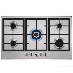 PLAQUE  DE CUIS A GAZ  AGS9536X 90CM 5F INOX A.M