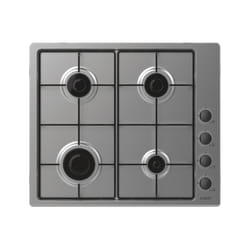 Plaque de Cuisson CANDY 4 Feux 60 cm Inox (CHW6LBX)