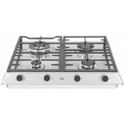 Plaque de cuisson encastrable à gaz Teka EX 60.1 4G / 4 Feux / 60 cm / INOX