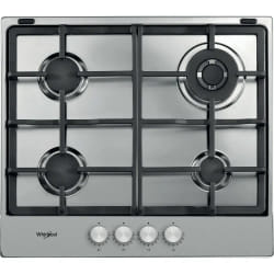 PLAQUE DE CUISSON WHIRLPOOL A GAZ 4 FEUX INOX 60CM - Planetben