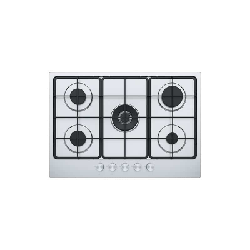 PLAQUE FRANKE 5 FEUX 75CM INOX - Planetben