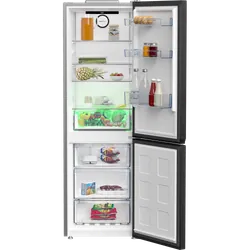Réfrigérateur beko combine nf a++ 60cm inox noir