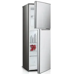 Réfrigérateur Schneider SCH-DF218 2 portes 138 L – Defrost, Gris, Classe A