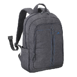 Rivacase 7560 Laptop Canvas Backpack 15.6 grey / sac à dos Gris Polyester