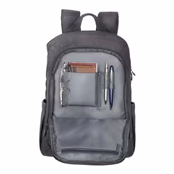 Rivacase 7560 Laptop Canvas Backpack 15.6 grey / sac à dos Gris Polyester - Vue supplémentaire 5