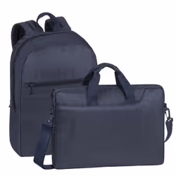 Rivacase 8065 sac à dos Noir, Bleu Polyester - Vue supplémentaire 6