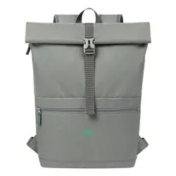 Rivacase Gremio sac à dos City backpack Gris Polyester, Polyéthylène téréphtalate recyclé (rPET)