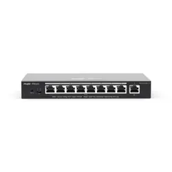 Ruijie Networks RG-ES209GC-P commutateur réseau Géré Gigabit Ethernet (10/100/1000) Connexion Ethernet, supportant l'alimentation via ce port (PoE) Noir
