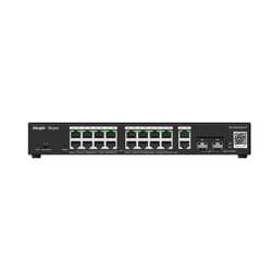 Ruijie Networks RG-ES220GS-P commutateur réseau Géré Gigabit Ethernet (10/100/1000) Connexion Ethernet, supportant l'alimentation via ce port (PoE) Noir