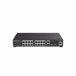 Ruijie Networks RG-ES220GS-P commutateur réseau Géré Gigabit Ethernet (10/100/1000) Connexion Ethernet, supportant l'alimentation via ce port (PoE) Noir - Vue supplémentaire 2