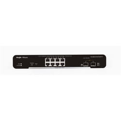 Ruijie Networks RG-NBS3100-8GT2SFP-P commutateur réseau Géré L2 Gigabit Ethernet (10/100/1000) Connexion Ethernet, supportant l'alimentation via ce port (PoE) Noir