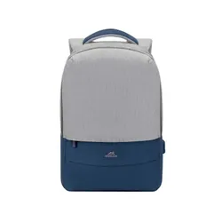 Sac à dos RIVACASE Pour PC Portable 15.6" - Gris & Bleu (7562)